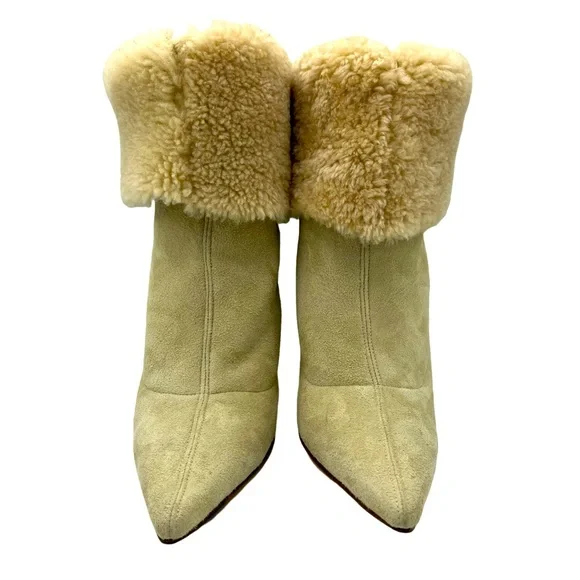 EUC JIMMY CHOO SHEARLING BOOTIES - Picture 4 of 8